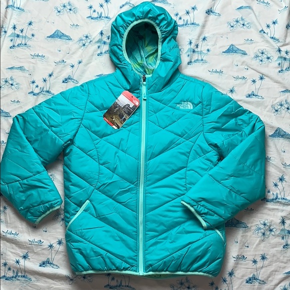 North Face Reversible Perrito Jacket Ion Blue - Picture 1 of 12